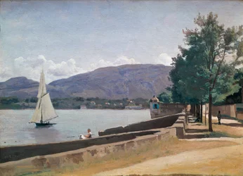 Der Quai des Paquis, Genf, um 1842